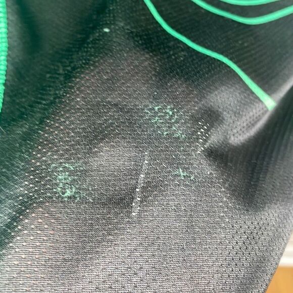 Fila Mens Green & Black Vented Back Workout T-Shirt sz S - Picture 8 of 8